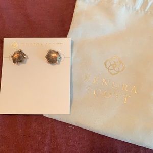 Kendra Scott Earring Rose Gold and Brown